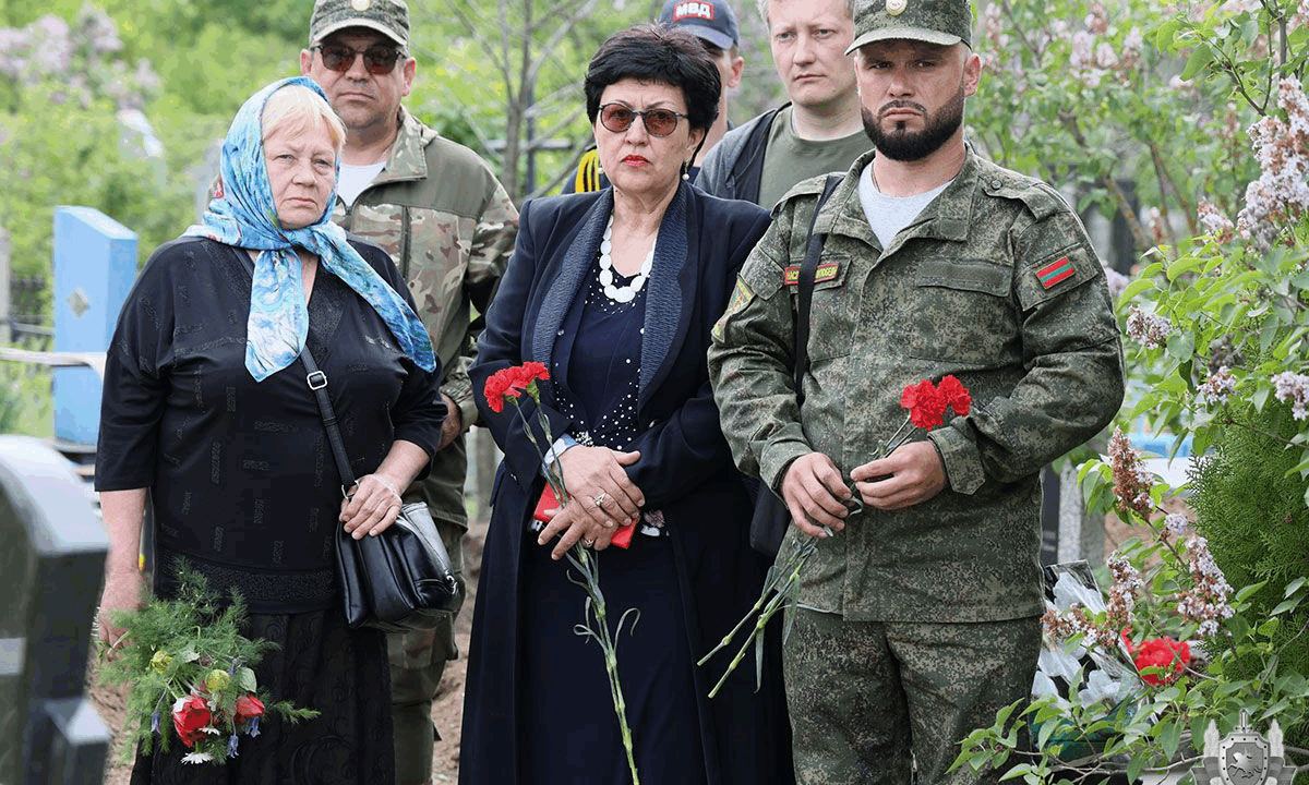 В Тирасполе перезахоронили красноармейца Петра Разумеева